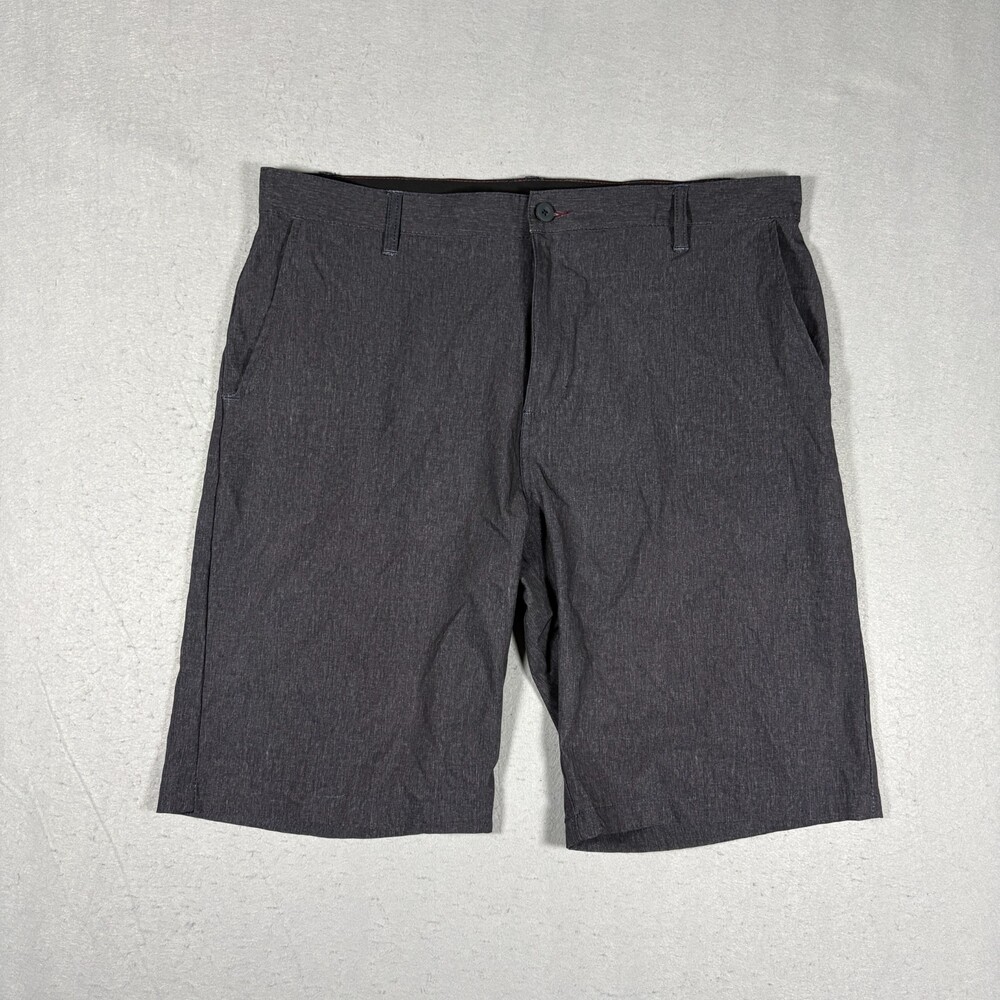 Ron Jon Surf Shop Men's Gray Solid Bermuda Shorts Size 36